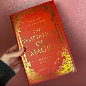 The Temptation of Magic SIGNED Fairyloot NEW Empyreal Trilogy by Megan Scott